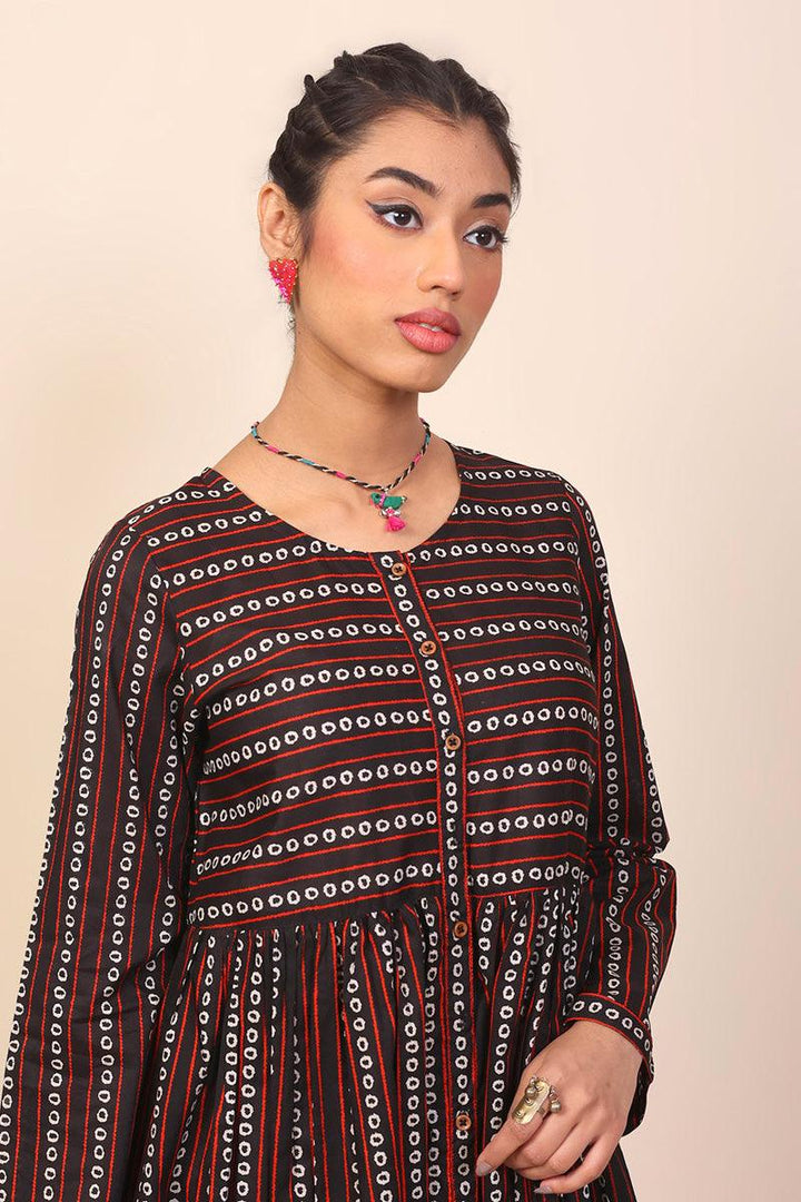 Generation - 1 Piece - Moravian Dress - Black - Lawn
