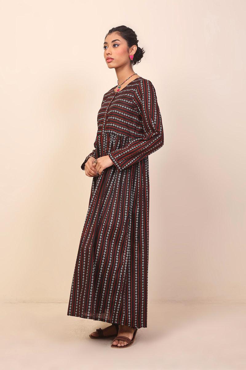 Generation - 1 Piece - Moravian Dress - Black - Lawn