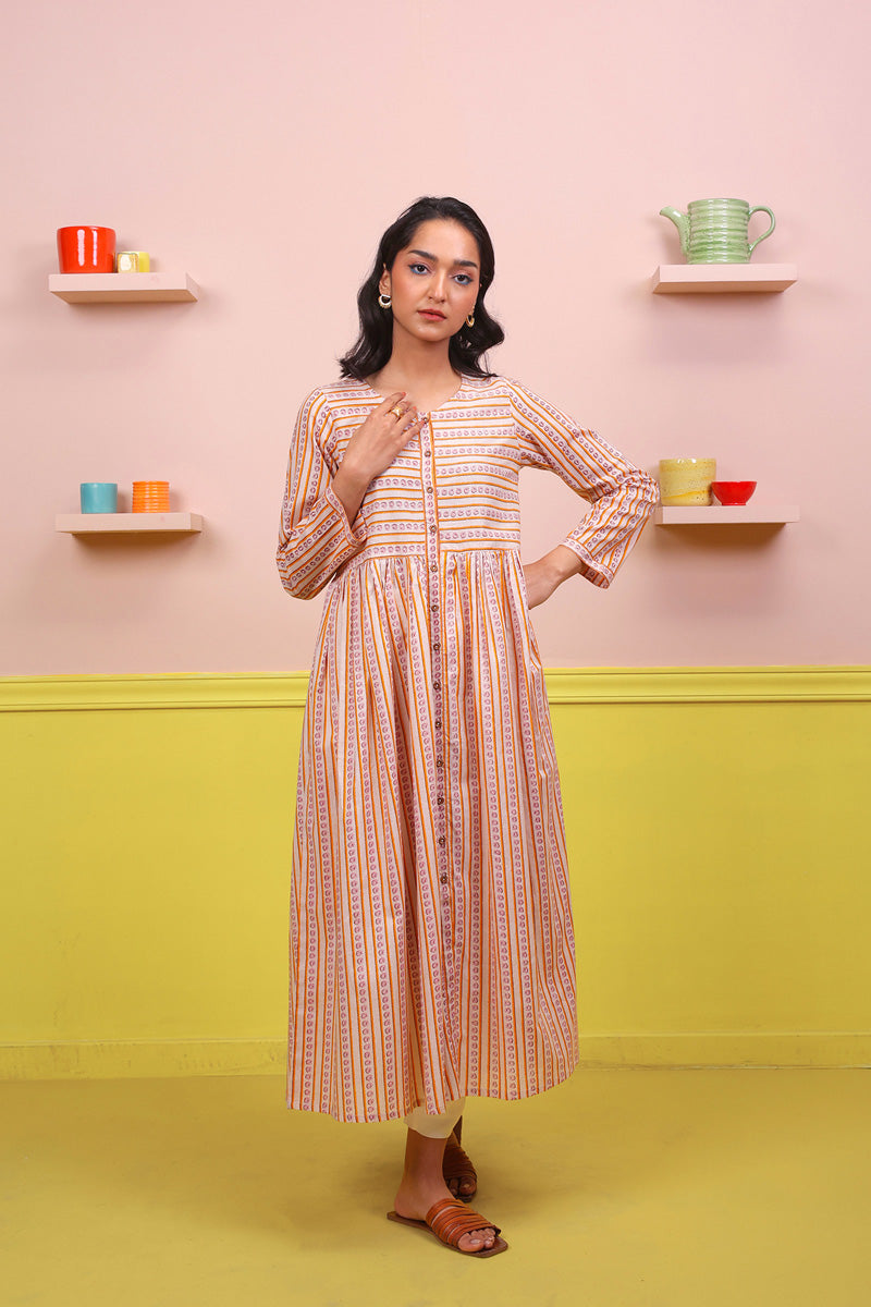 Generation - Moravian Dress - Off White - Lawn - 1 Piece
