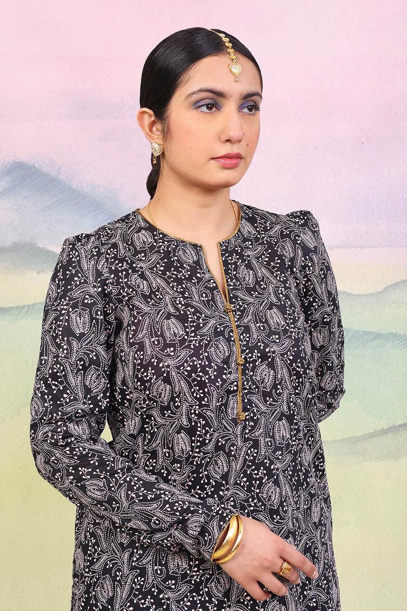 Generation - 2 Piece Tarkashi - Black  Lawn