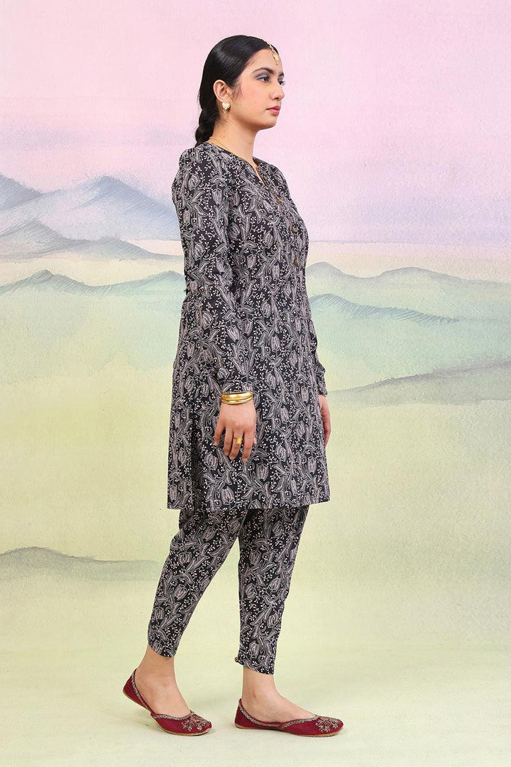 Generation - 2 Piece Tarkashi - Black  Lawn