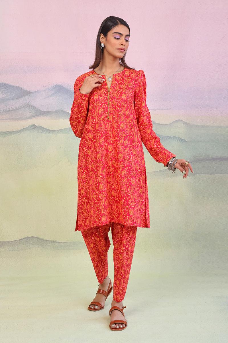 Generation - 2 Piece Tarkashi - Pink  Lawn