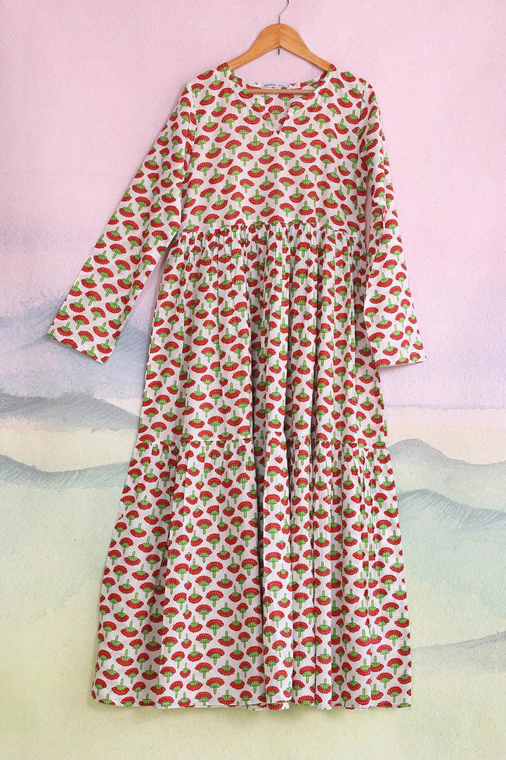 Generation - Kapaas Tiered Dress - 1 Piece - White - Lawn