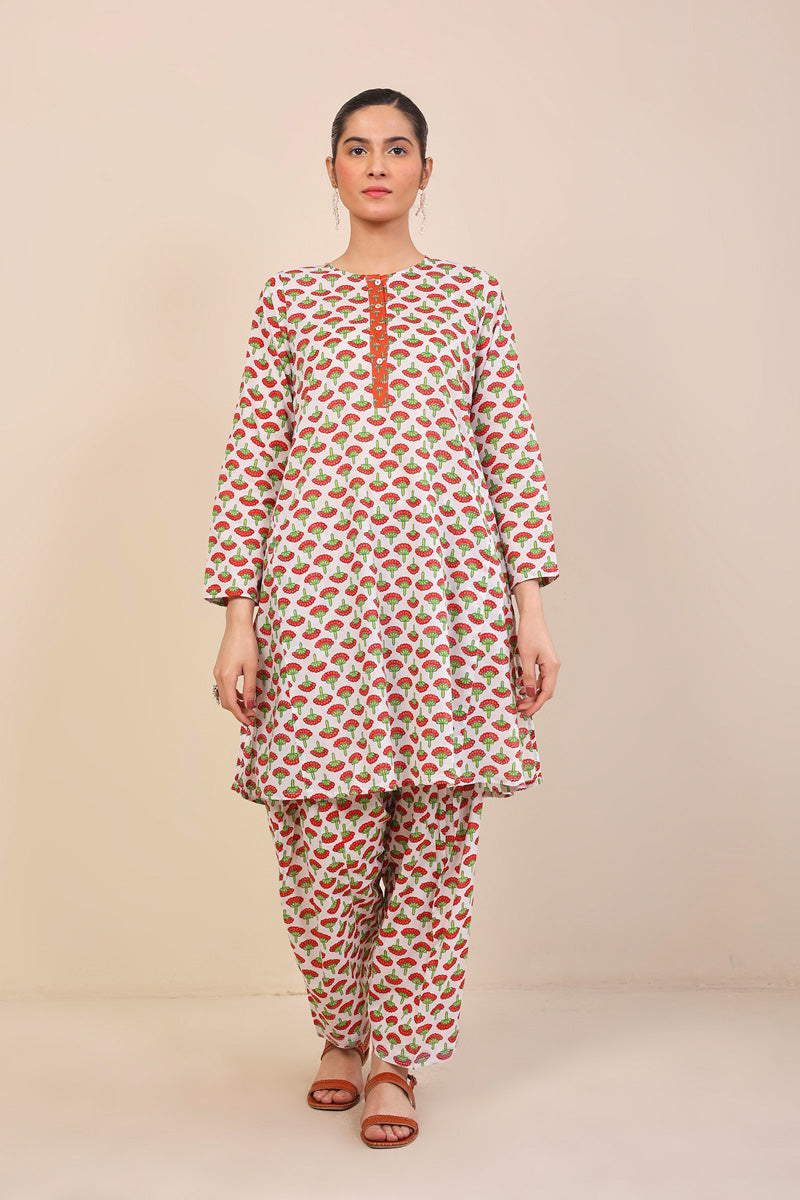 Generation - 2- Piece Kapaas - White - Lawn