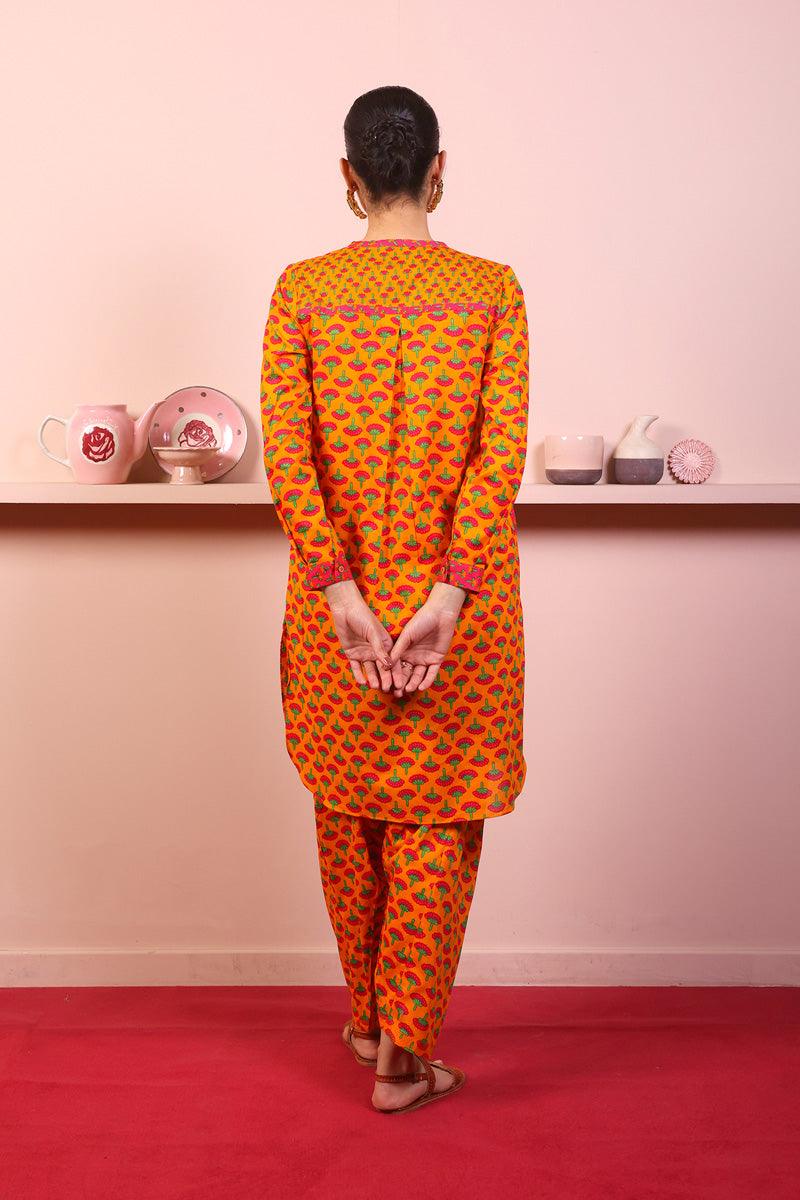 Generation - Kapaas Set - Mango Yellow - Lawn - 2 Piece