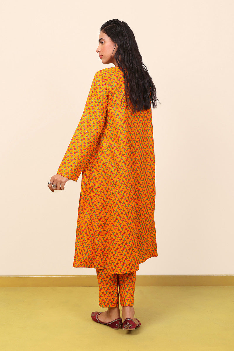 Generation - 2 Piece - Kapaas Set - Mango Yellow - Lawn