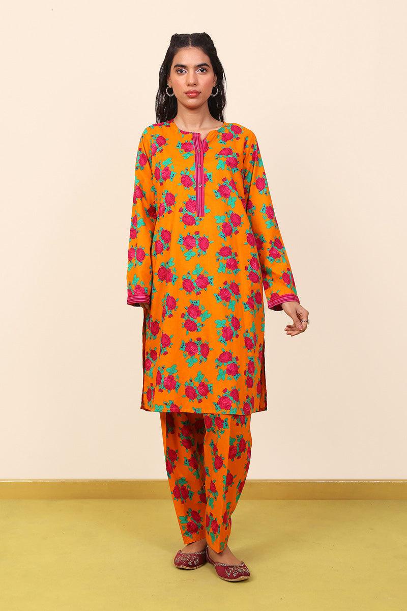 Generation - Gulab 2 Piece - Mango Yellow - Lawn