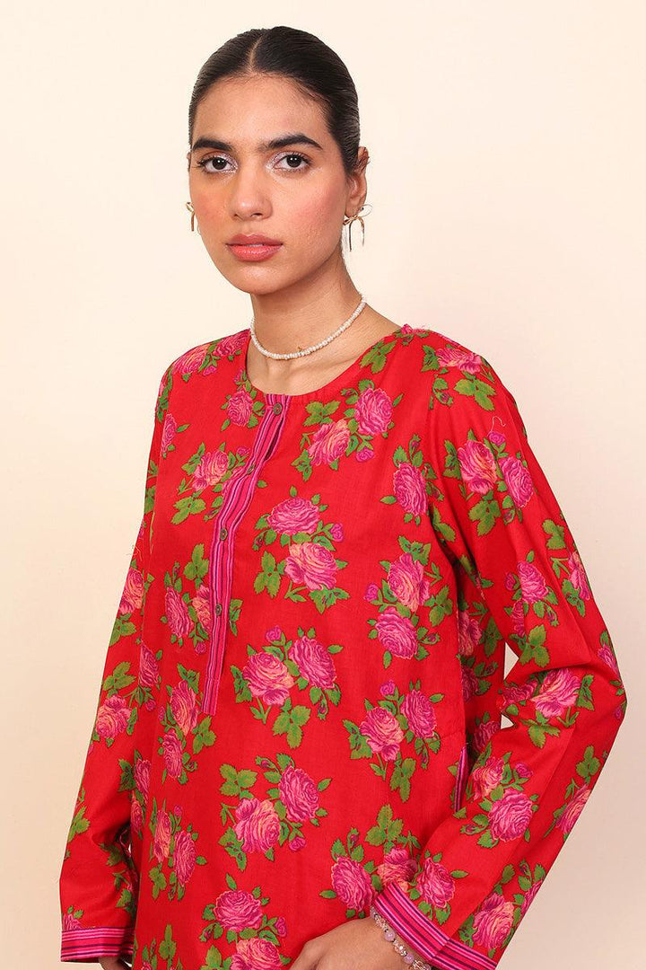 Generation - Gulab 2 Piece - Red - Lawn