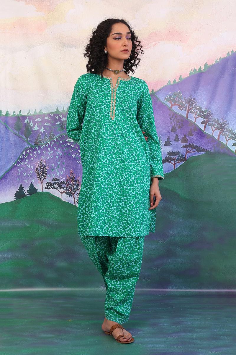 Generation - 2- Piece Gulab Jan - Sky Blue - Lawn