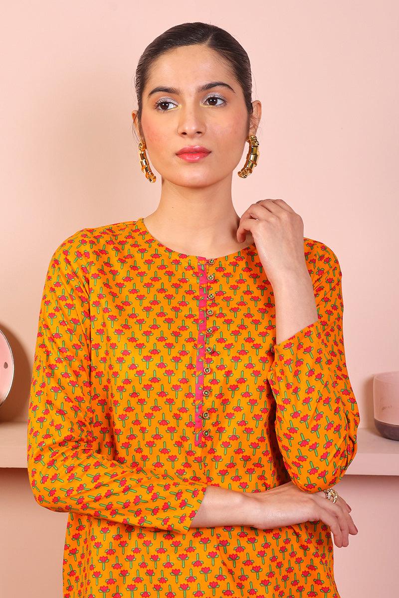 Generation - Kapaas Matching Set - Mango Yellow - Lawn - 2 Piece