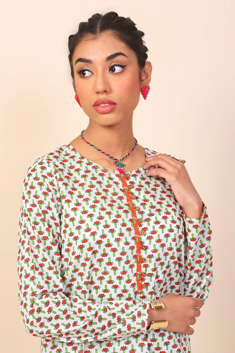 Generation - Kapaas Matching Set - White - Lawn - 2 Piece