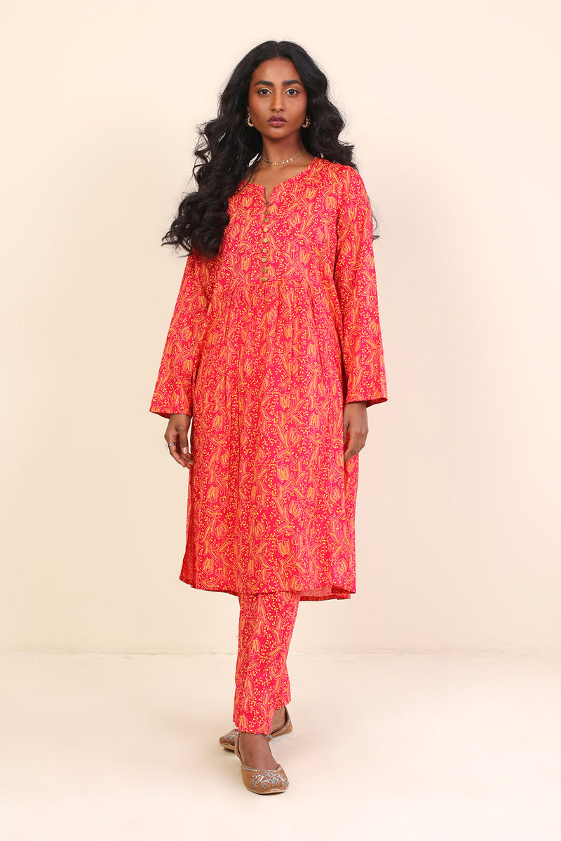 Generation - 2 Piece Tarkashi - Pink  Lawn