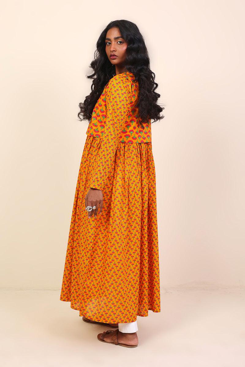 Generation - Kapaas Dress - 1 Piece - Mango Yellow - Lawn