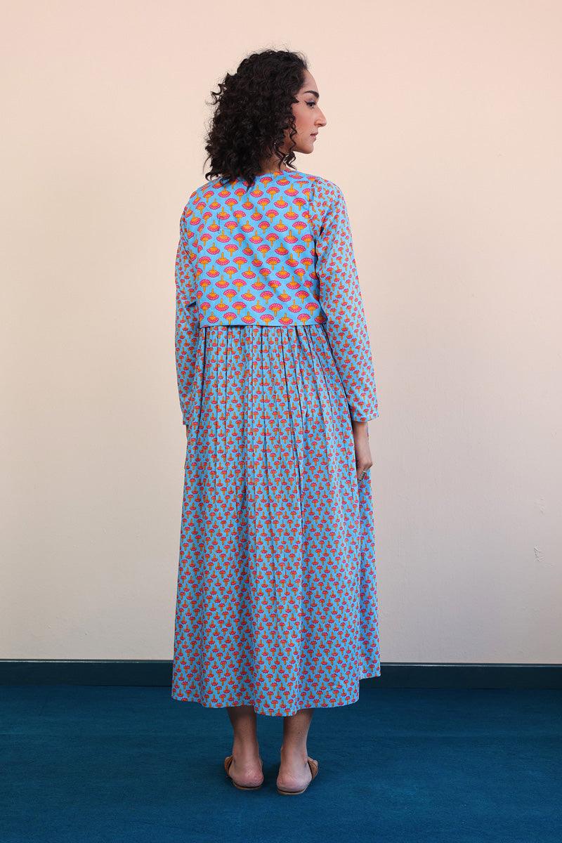 Generation - Kapaas Dress - 1 Piece - Sky Blue - Lawn