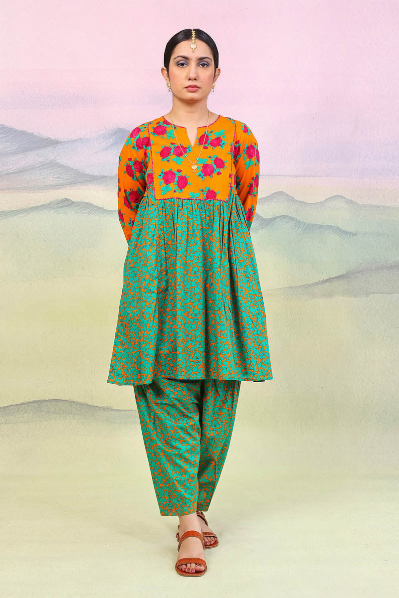 Generation - 2 Piece Gulab - Mango Yellow  Lawn