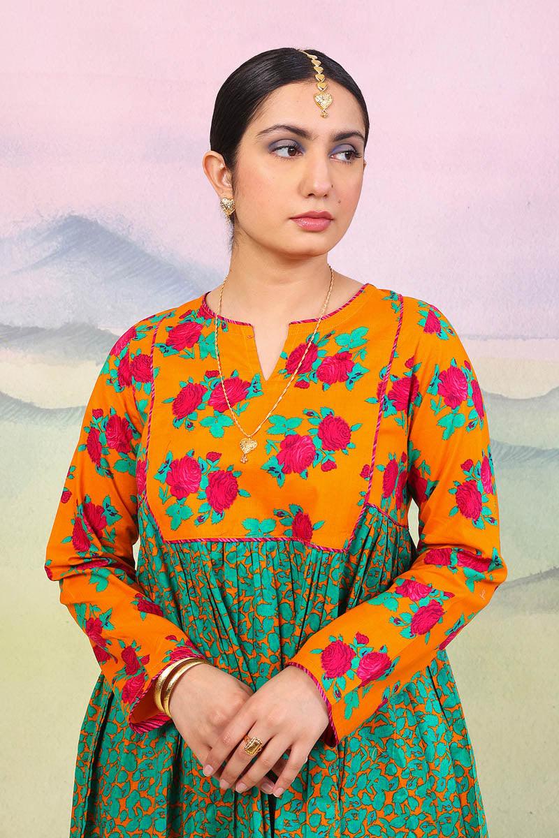 Generation - 2 Piece Gulab - Mango Yellow  Lawn