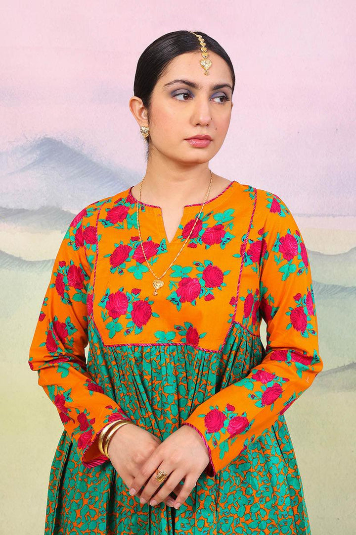Generation - 2 Piece Gulab - Mango Yellow  Lawn