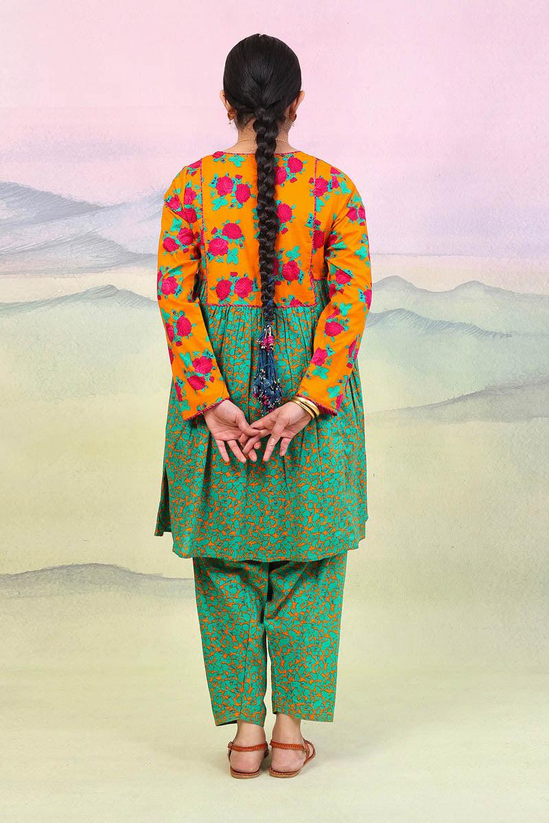 Generation - 2 Piece Gulab - Mango Yellow  Lawn