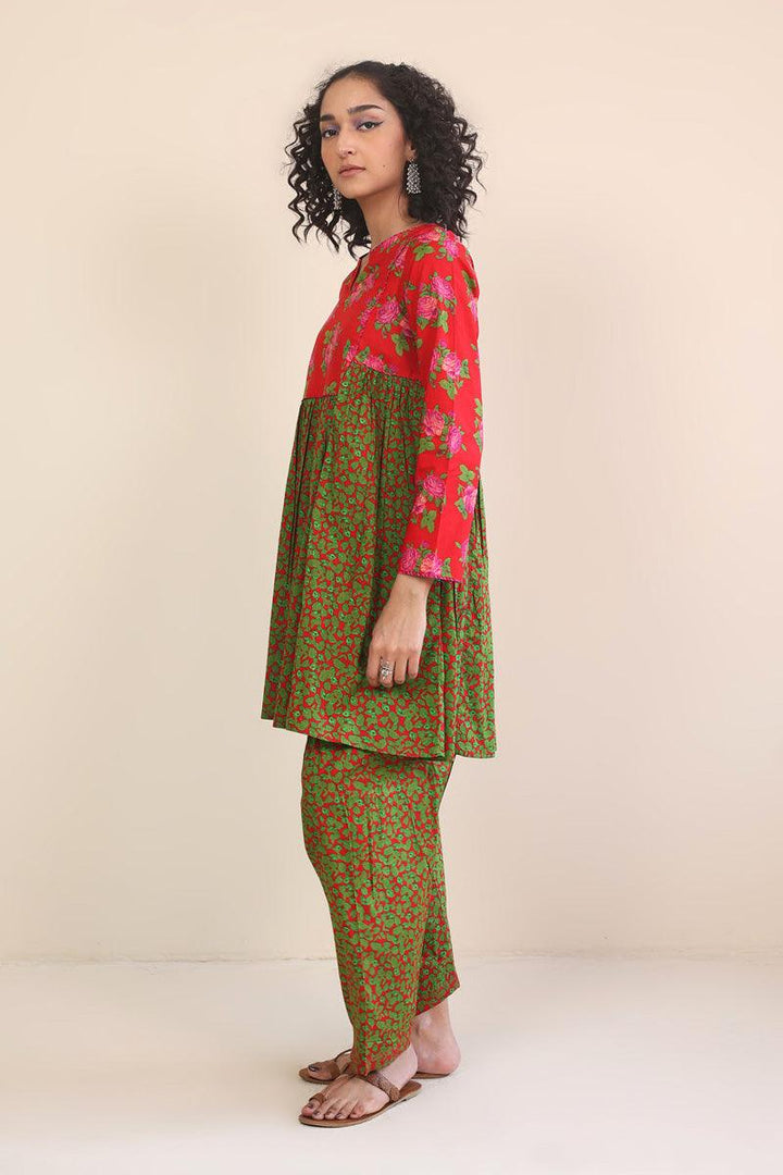 Generation - 2 Piece Gulab - Red  Lawn
