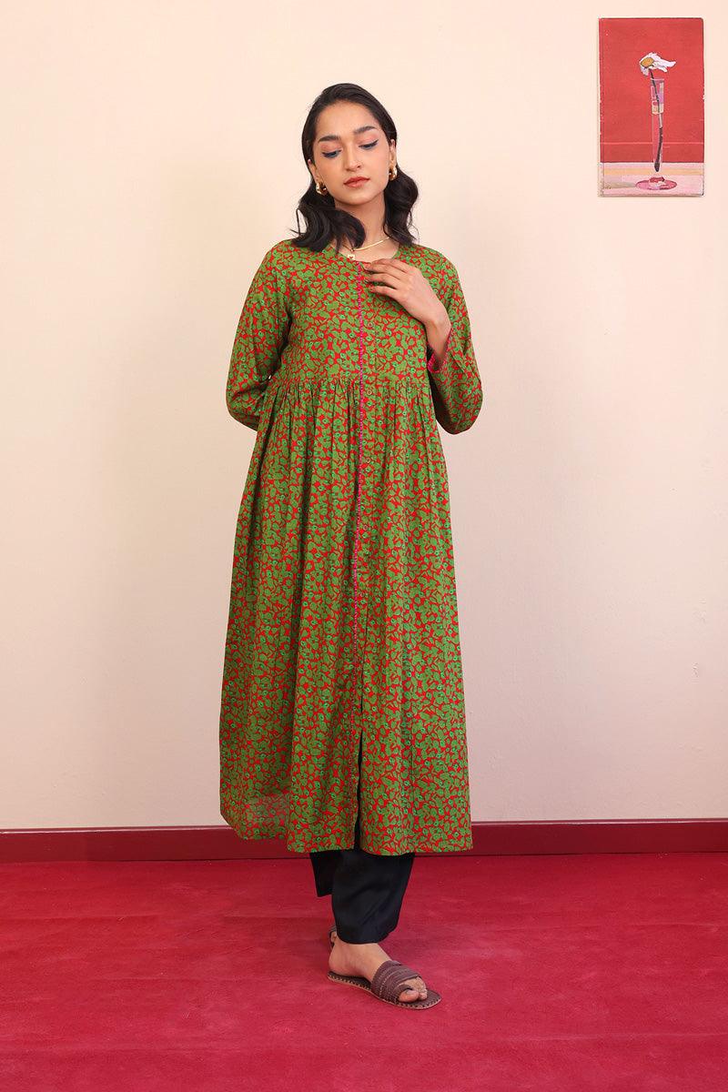 Generation - 1 Piece - Gulab Dress - Red - Lawn