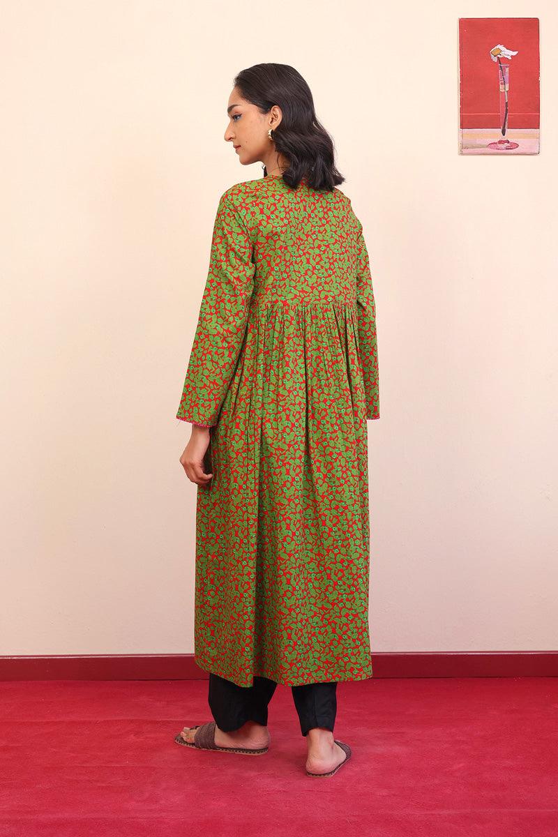 Generation - 1 Piece - Gulab Dress - Red - Lawn