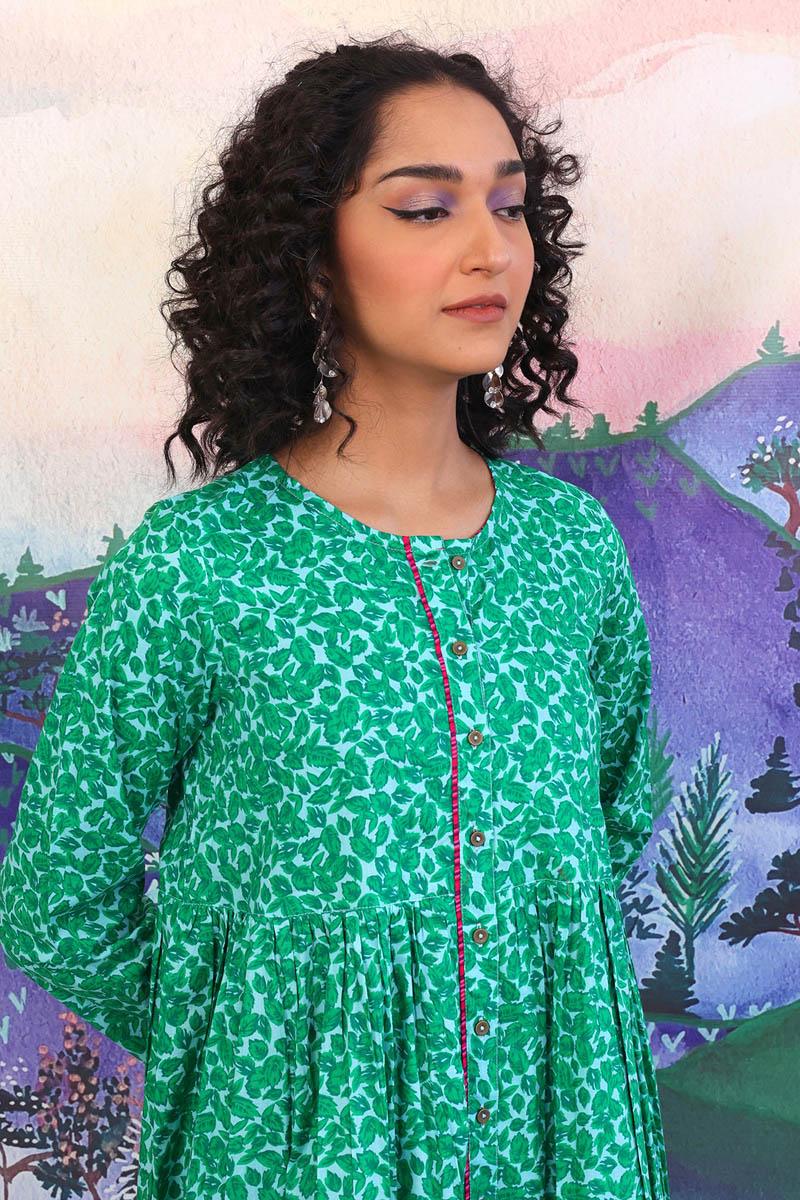 Generation - 1 Piece - Gulab Dress - Sky Blue - Lawn