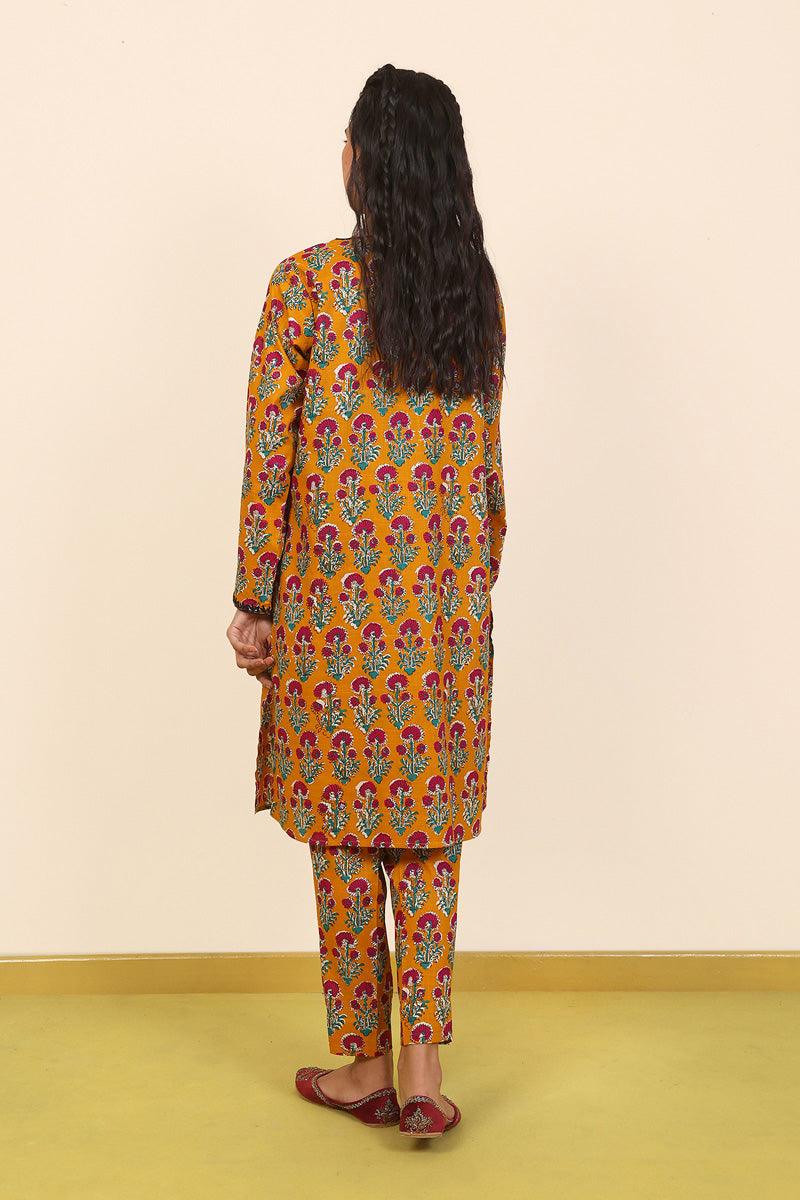 Generation - 2 Piece Pankhi - Mustard  Lawn