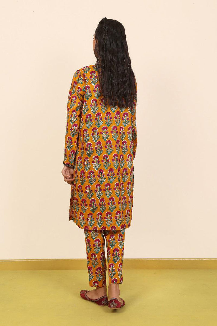 Generation - 2 Piece Pankhi - Mustard  Lawn