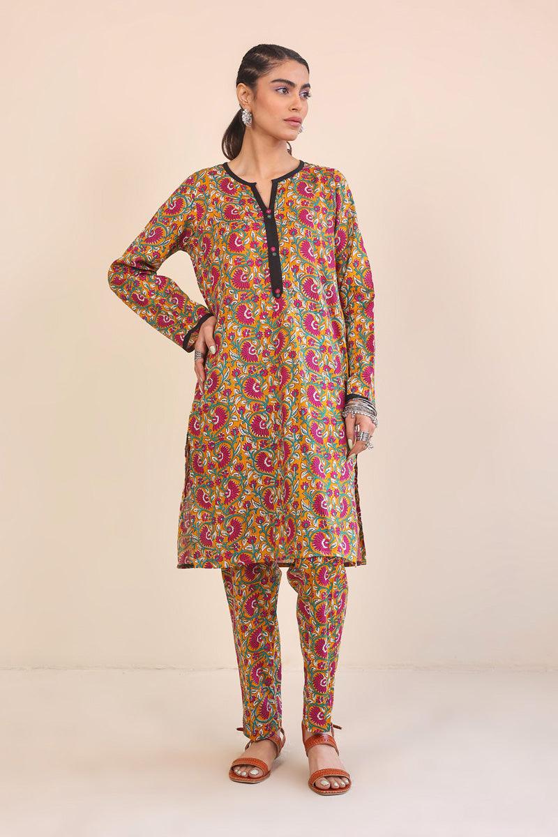 Generation - 2- Piece Pankhi - Mustard - Lawn