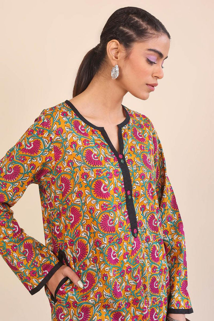 Generation - 2- Piece Pankhi - Mustard - Lawn