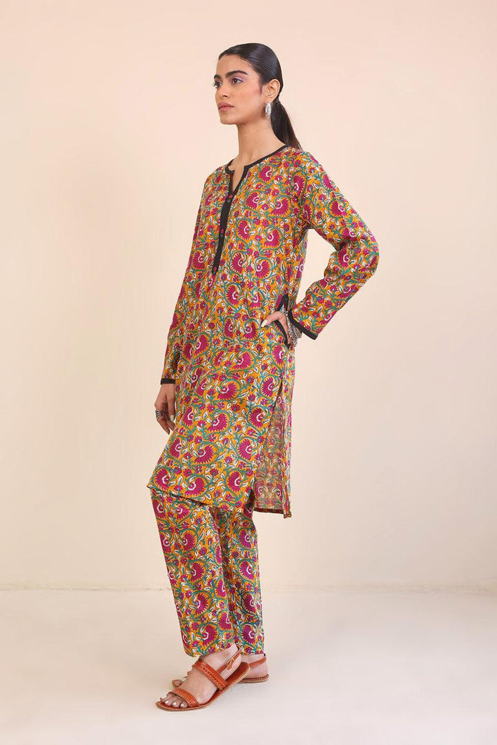 Generation - 2- Piece Pankhi - Mustard - Lawn