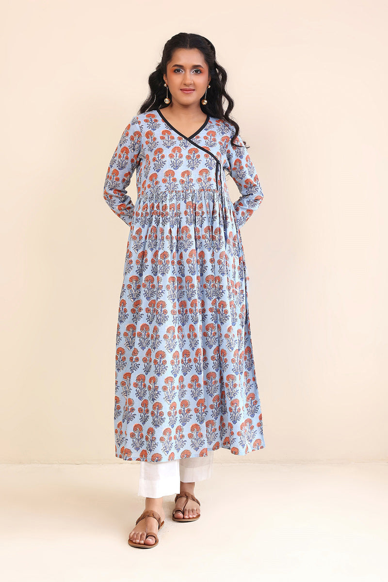 Generation - 1 Piece - Pankhi Dress - Sky Blue - Lawn