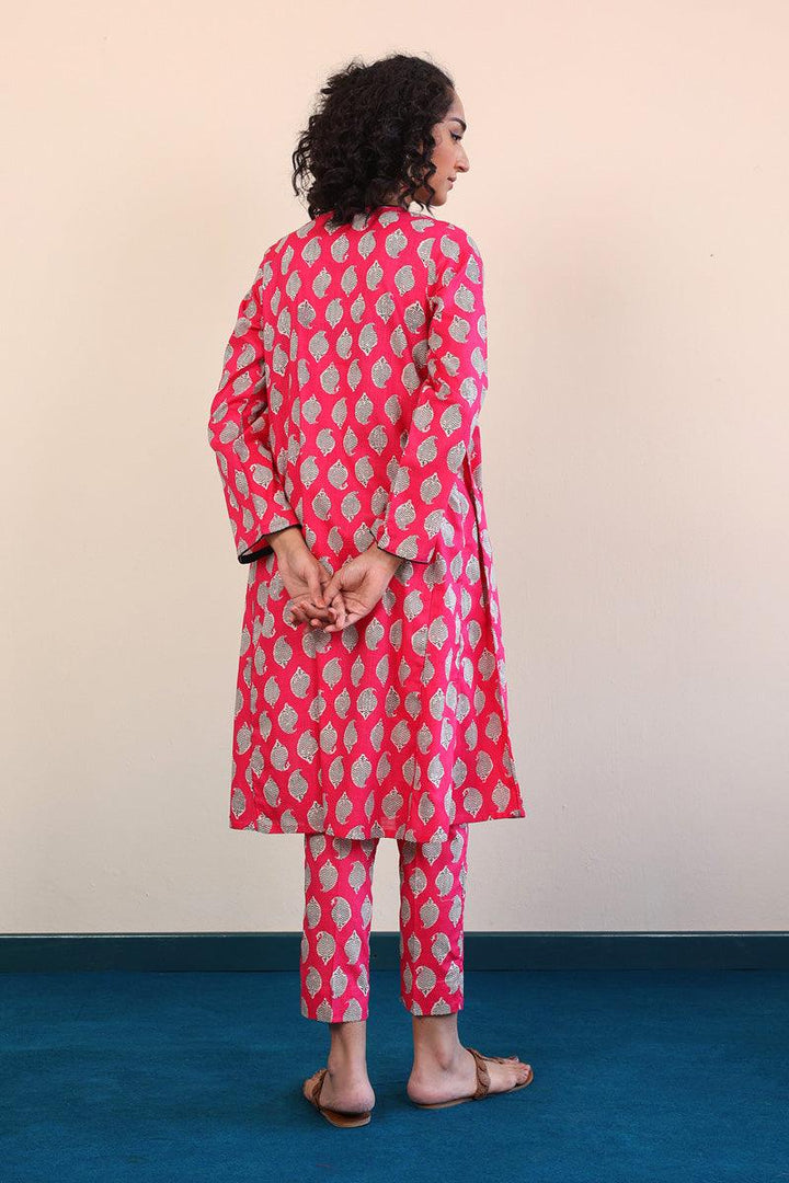Generation - 2- Piece Paisley Block - Pink - Lawn