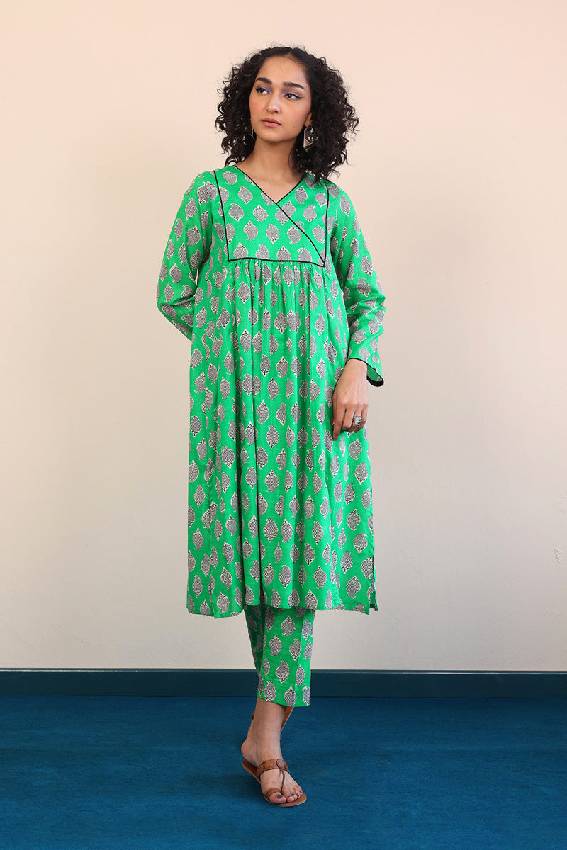 Generation - 2- Piece Paisley Block - Green - Lawn