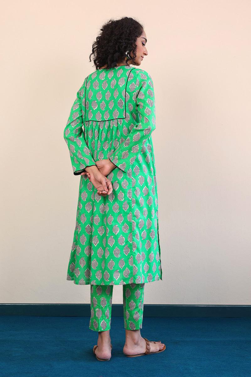Generation - 2- Piece Paisley Block - Green - Lawn