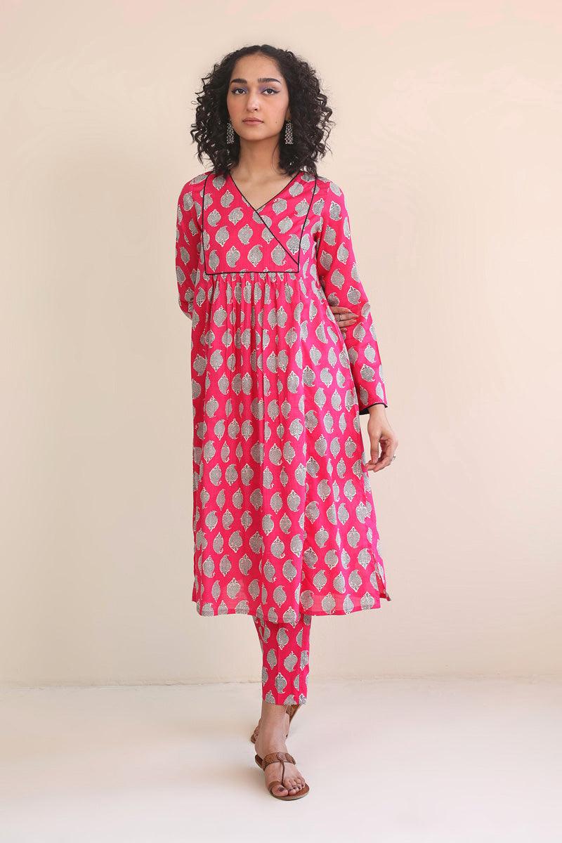 Generation - 2- Piece Paisley Block - Pink - Lawn