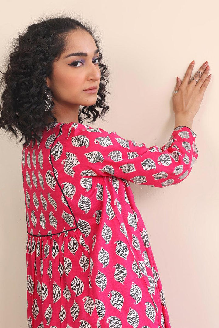 Generation - 2- Piece Paisley Block - Pink - Lawn