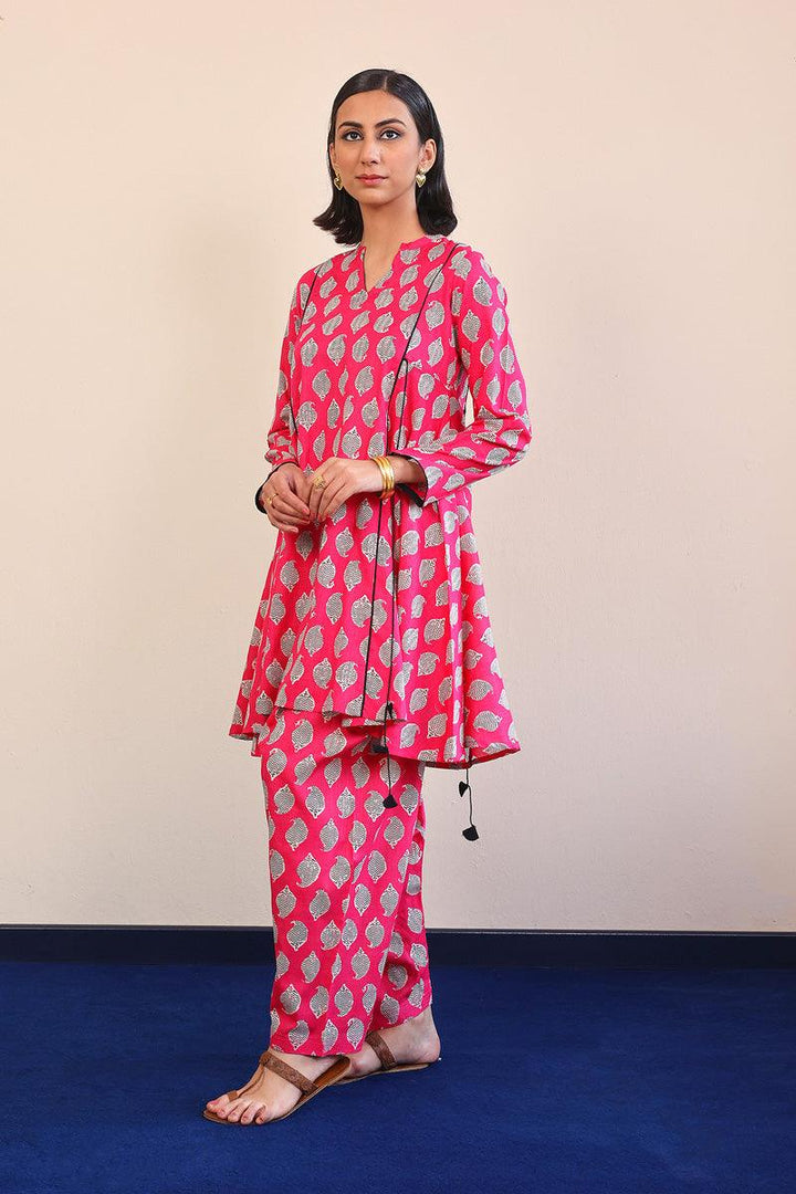 Generation - 2 Piece Paisley Block - Pink  Lawn