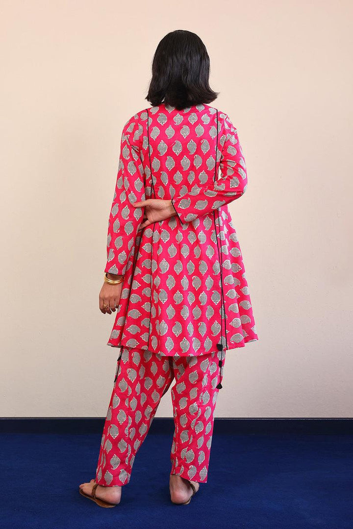 Generation - 2 Piece Paisley Block - Pink  Lawn