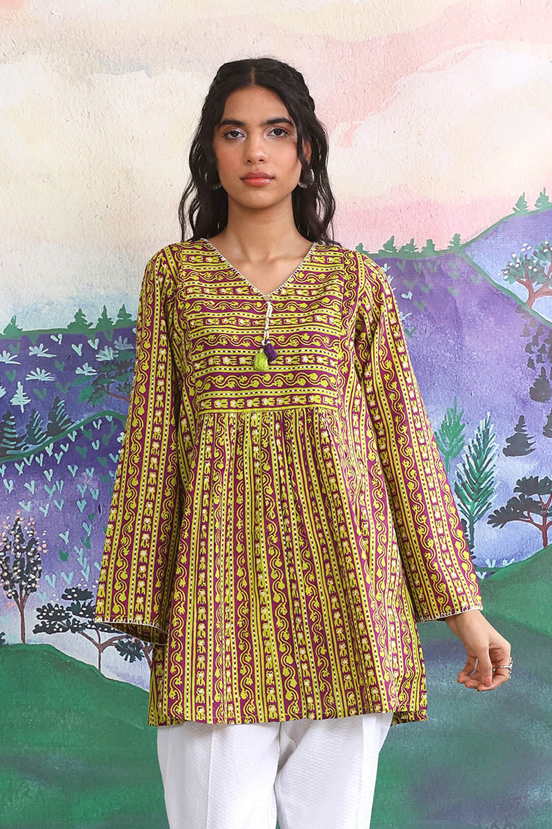 Generation - Mushrooms Shirt - 1 Piece - Green - Lawn