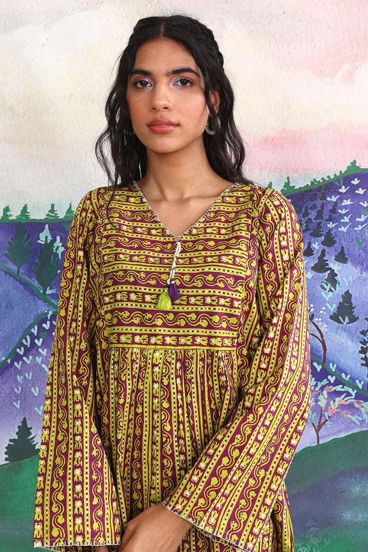 Generation - Mushrooms Shirt - 1 Piece - Green - Lawn