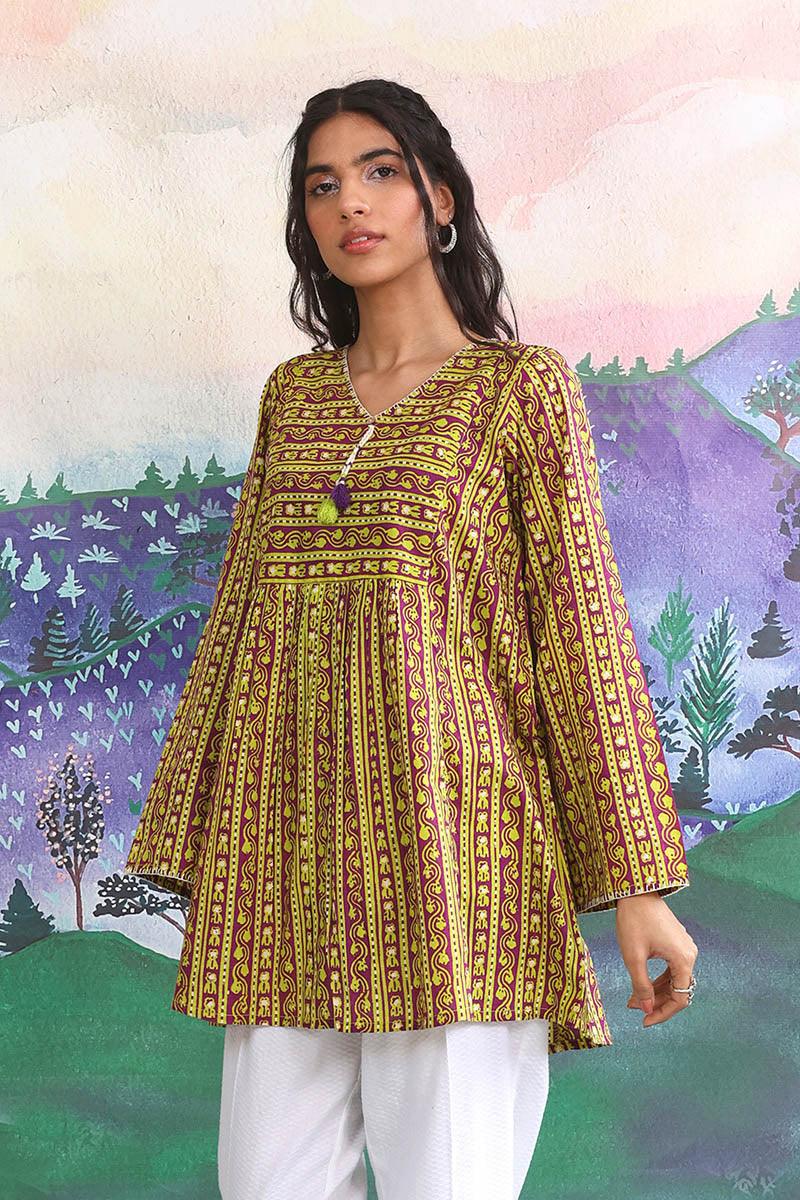Generation - Mushrooms Shirt - 1 Piece - Green - Lawn