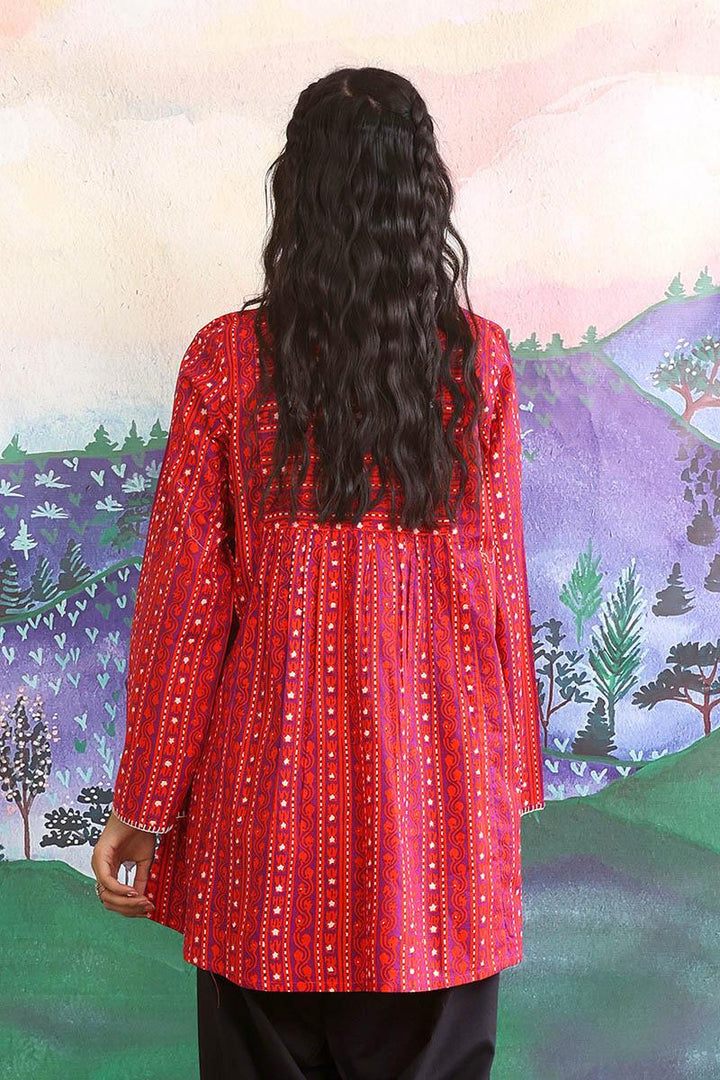 Generation - Mushrooms Shirt - 1 Piece - Red - Lawn