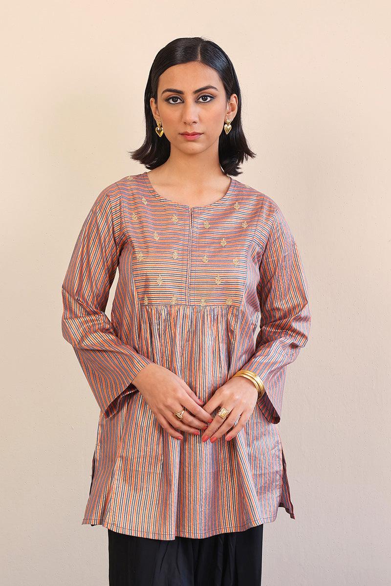 Generation - Sunehri Top - Grey - 1 Piece