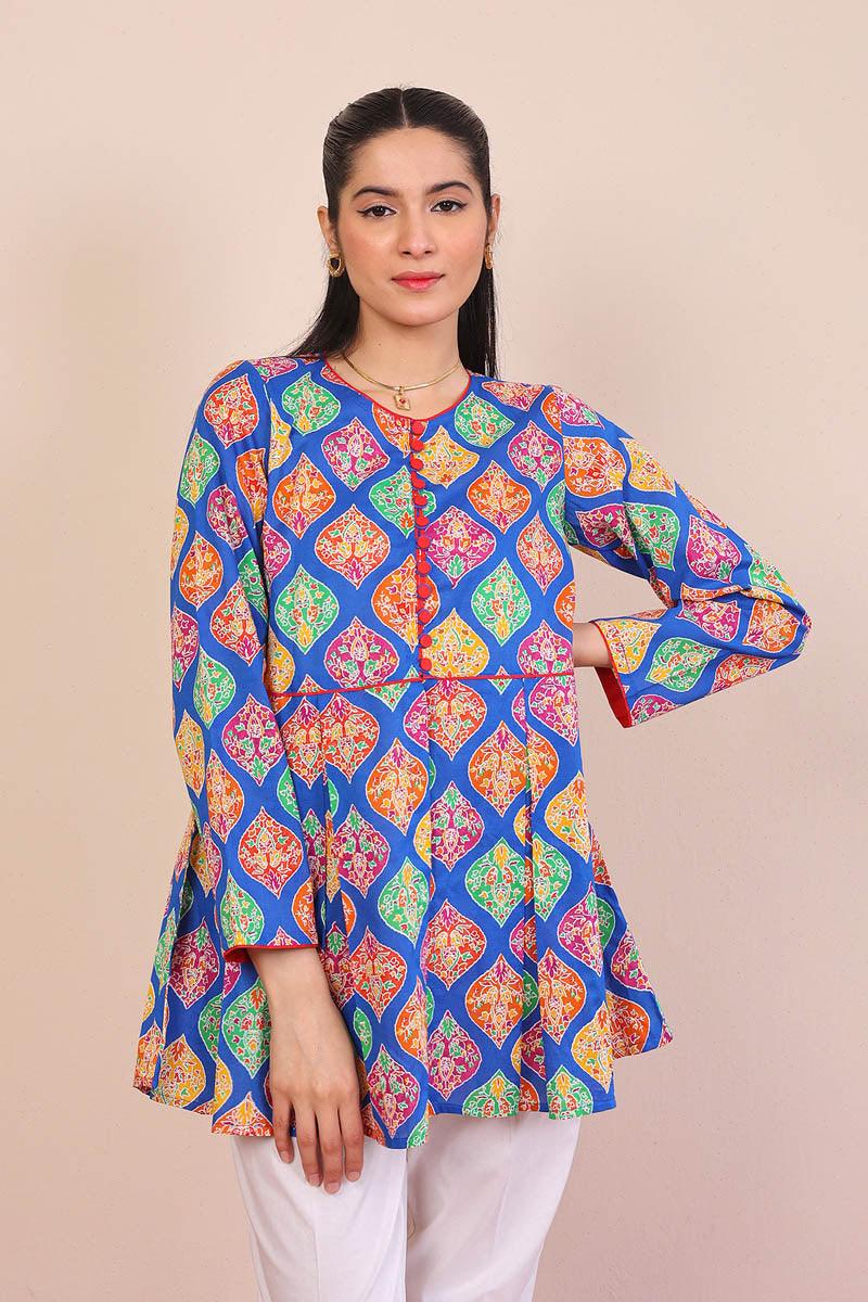 Generation - Kani Peplum Top - Blue - 1 Piece