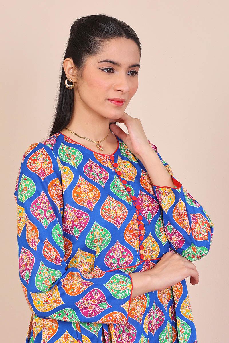 Generation - Kani Peplum Top - Blue - 1 Piece