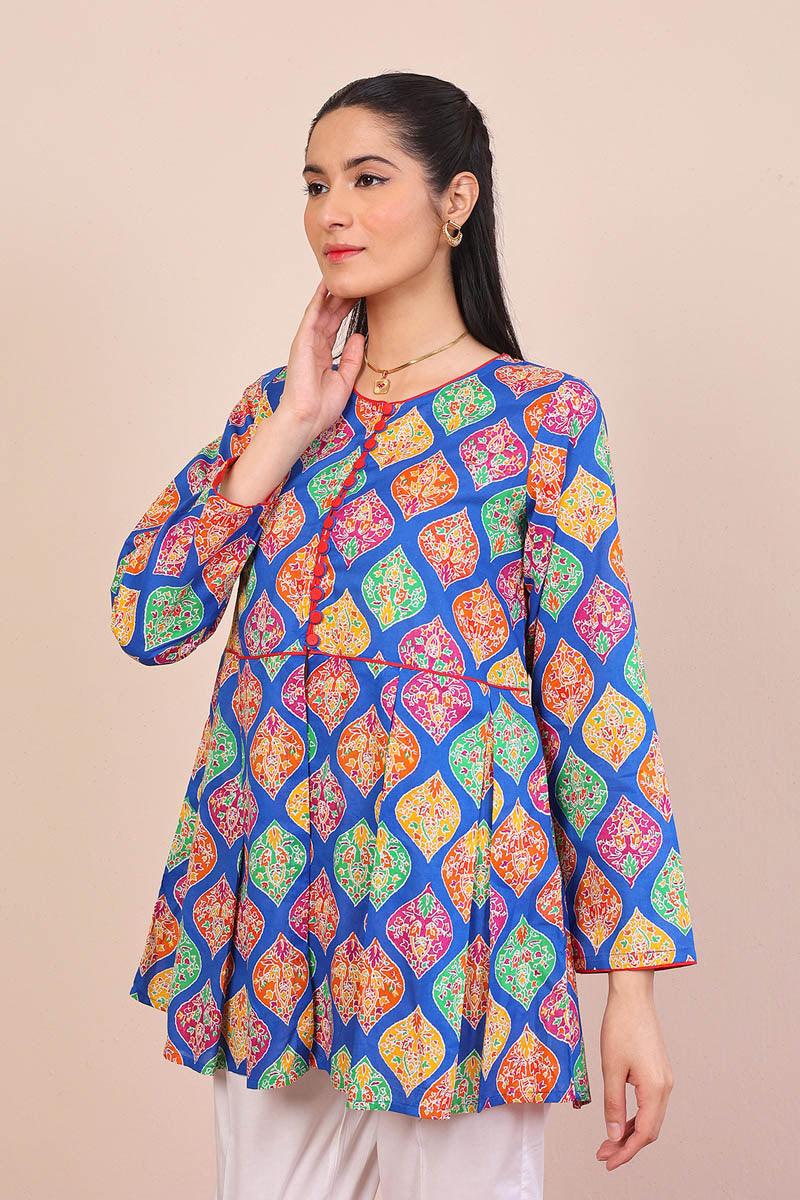 Generation - Kani Peplum Top - Blue - 1 Piece