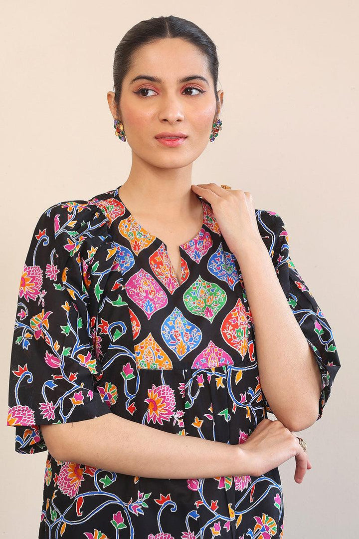 Generation - 1 Piece - Kani Peplum - Black - Lawn