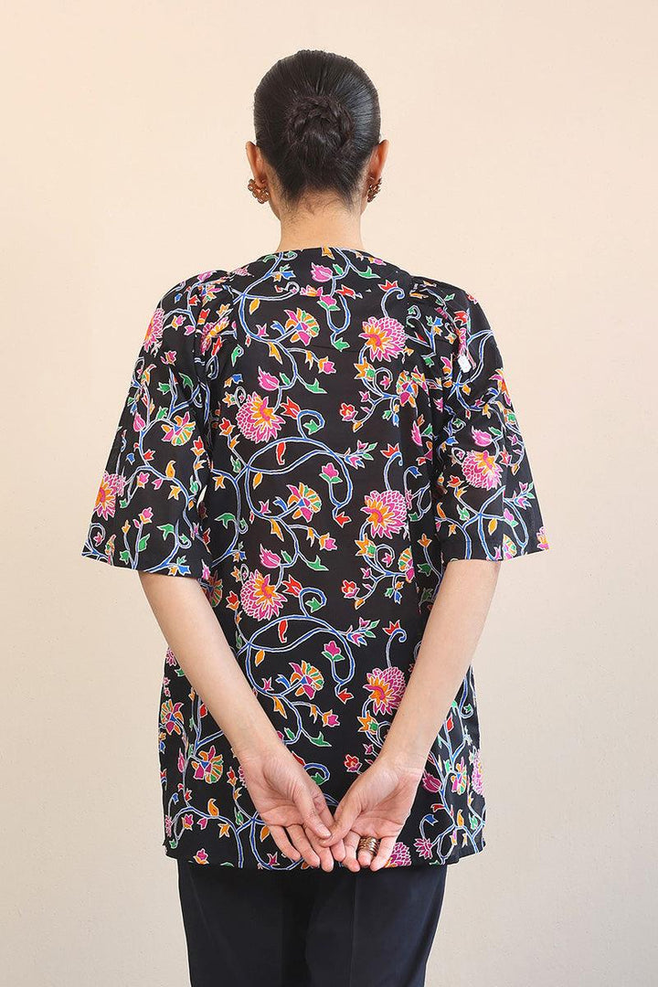 Generation - 1 Piece - Kani Peplum - Black - Lawn