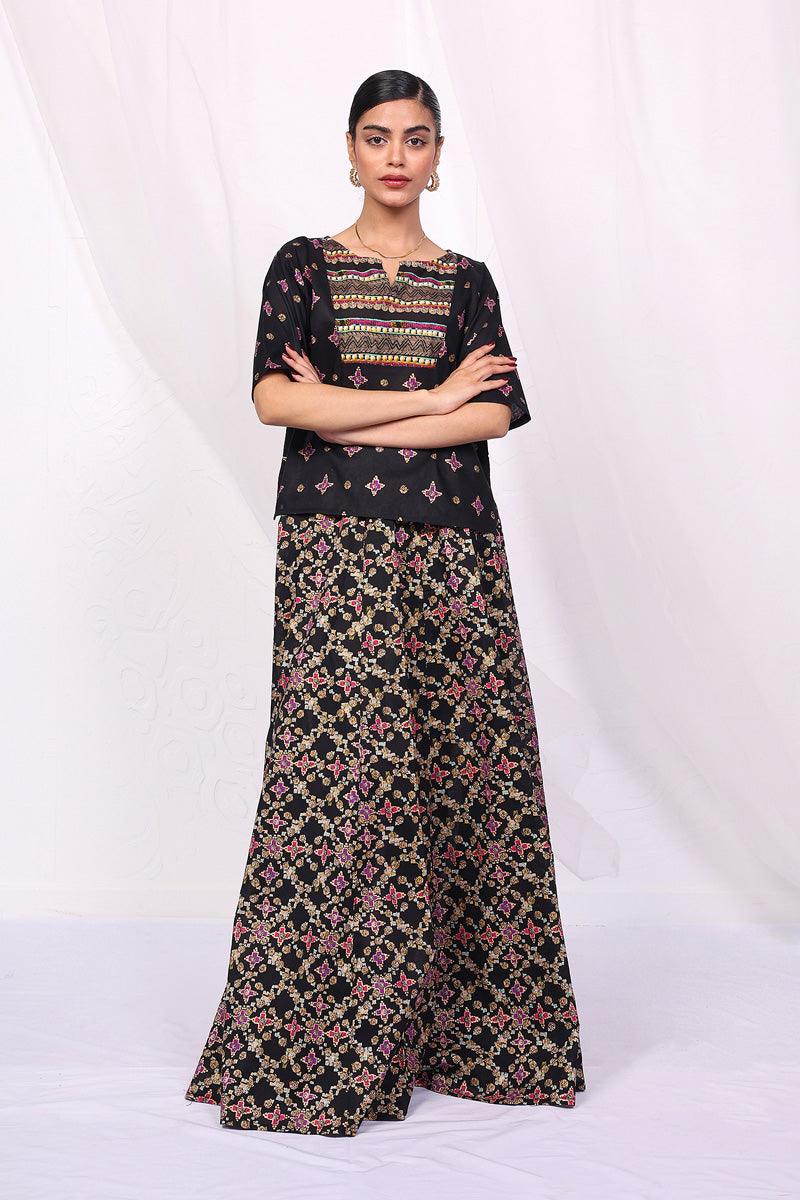 Generation - Zarnigar Skirt Co-ords - Black - 2 Piece